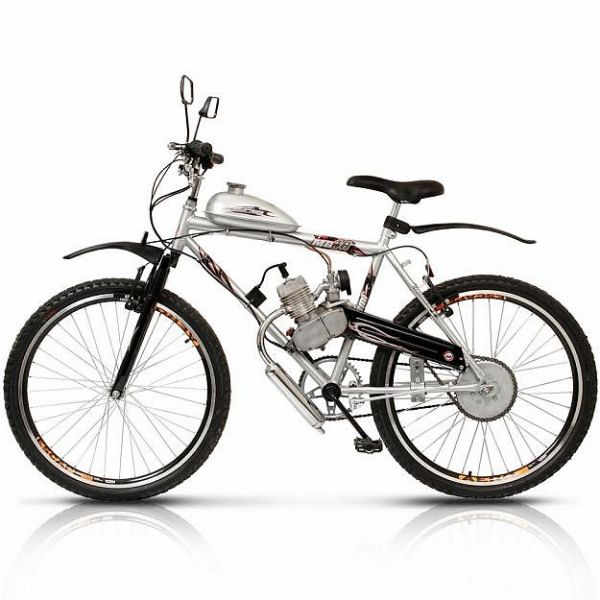 BICICLETA COM MOTOR DE 80CC